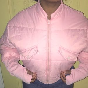 Pink  Fall jacket size L Brand new Only $12